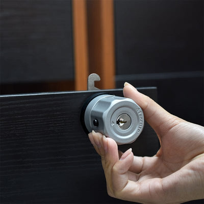 A7: 4*locks Twist-to-Lock Cabinet Cam Lock Keyed Alike Combo Silver