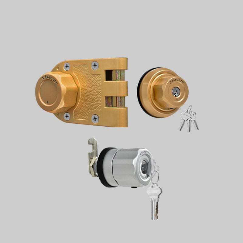 Jimmy Proof Lock(A9) & Cabinet Cam Lock (A7) - Key aliked combo ,Schlage Keyway