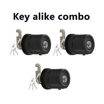 A7: 4*locks Twist-to-Lock Cabinet Cam Lock Keyed Alike Combo Silver