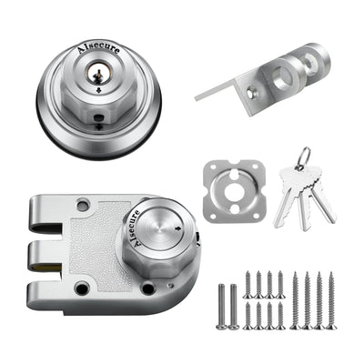 A9 AIsecure Jimmy Proof Lock (stainless steel casting) --- Silver